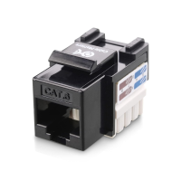 Cable Matters UL Listed RJ45 Keystone Jack, Cat6 Keystone Jacks Black - 1x